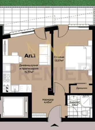 Двустаен Победа Варна -  - снимка 3 - Имоти Премиер