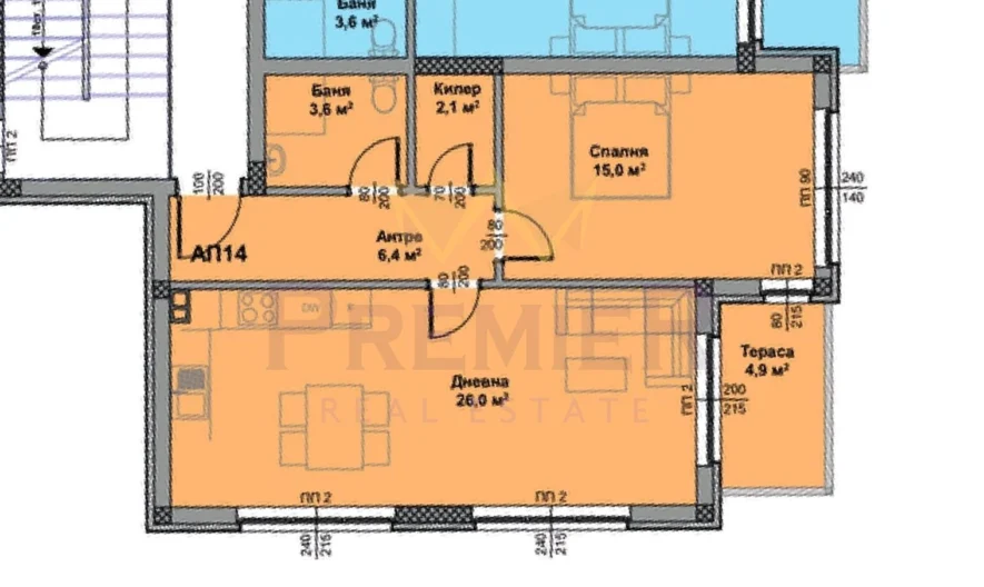 Агенция за недвижими имоти - Имоти Премиер - имот - 1163452, Цена: 108000 EUR