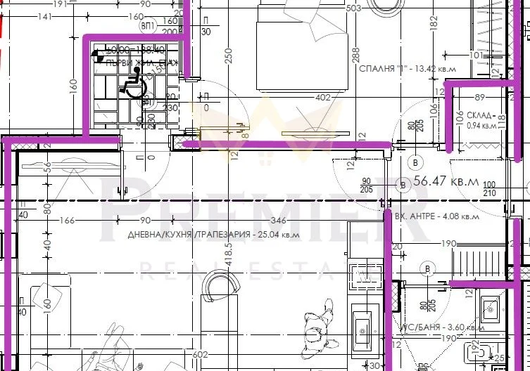 ДВУСТАЕН С ПАРКОМЯСТО В ЦЕНАТА - - снимка 3 - Имоти Премиер