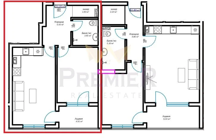 Двустаен с Паркомясто Възраждане 3 -  - снимка 3 - Имоти Премиер