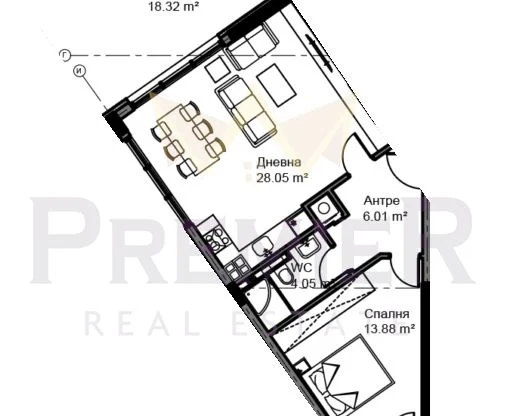 Агенция за недвижими имоти - Имоти Премиер - имот - 1218846, Цена: 99100 EUR