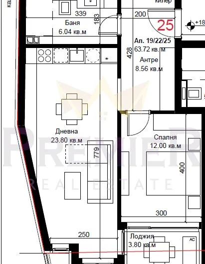 Двустаен централната част на Варна -  - снимка 2 - Имоти Премиер
