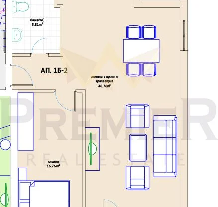 Агенция за недвижими имоти - Имоти Премиер - имот - 1019182, Цена: 151900 EUR