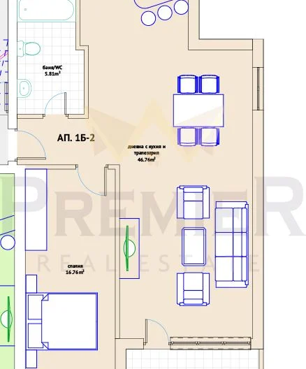 двустаен виница -  - снимка 1 - Имоти Премиер