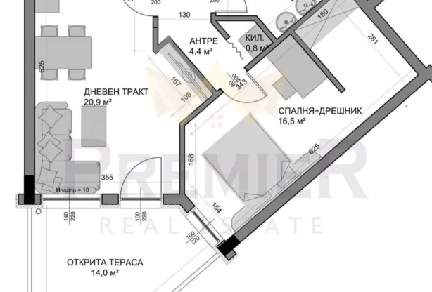 Агенция за недвижими имоти - Имоти Премиер - имот - 1190504, Цена: 110000 EUR