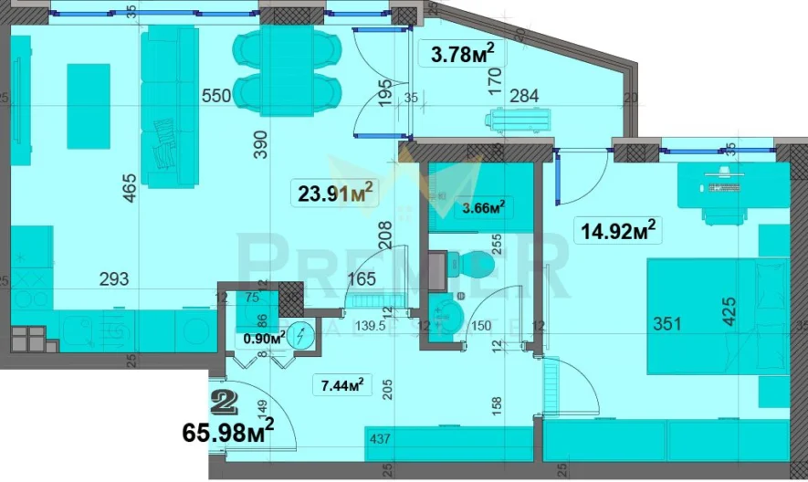Двустен апартамент Овча Купел -  - снимка 3 - Имоти Премиер