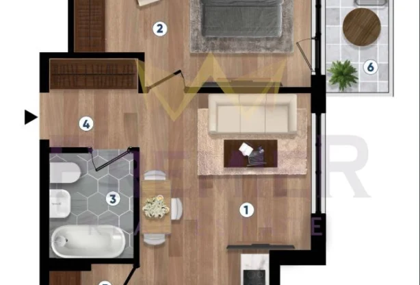 Агенция за недвижими имоти - Имоти Премиер - имот - 972541, Цена: 86020 EUR