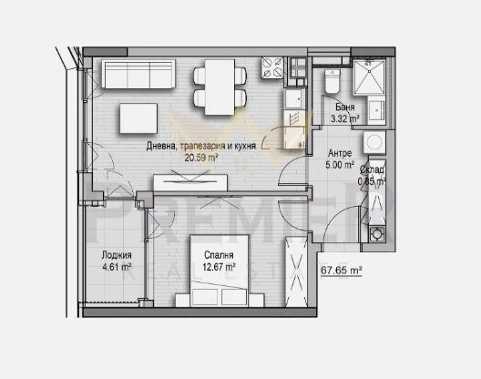 Агенция за недвижими имоти - Имоти Премиер - имот - 1059427, Цена: 229000 EUR