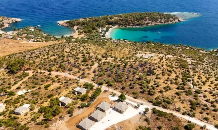 Едноетажна каменна къща с морска гледка - - снимка 1 - Имоти Премиер