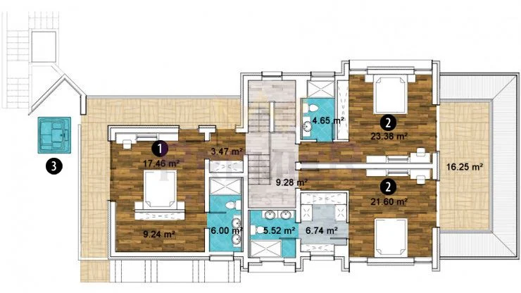 Еднофамилна двуетажна къща в гр.Банкя -  - снимка 11 - Имоти Премиер