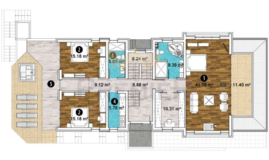 Еднофамилна двуетажна къща в гр.Банкя -  - снимка 6 - Имоти Премиер