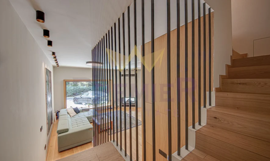 Еднофамилна къща с стилна архитектура и модерни дизайнерски решения в Бистрица - - снимка 21 - Имоти Премиер