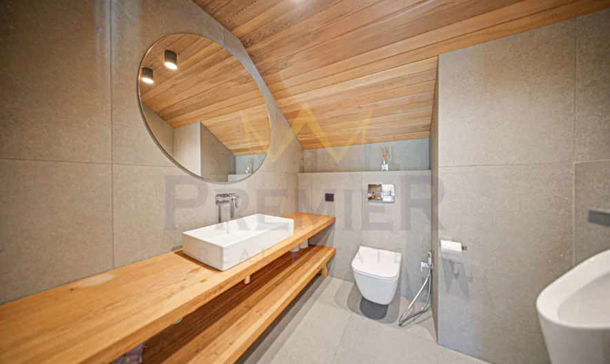 Еднофамилна къща с стилна архитектура и модерни дизайнерски решения в Бистрица - - снимка 26 - Имоти Премиер