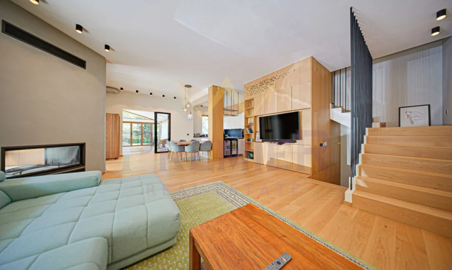 Еднофамилна къща с стилна архитектура и модерни дизайнерски решения в Бистрица - - снимка 3 - Имоти Премиер