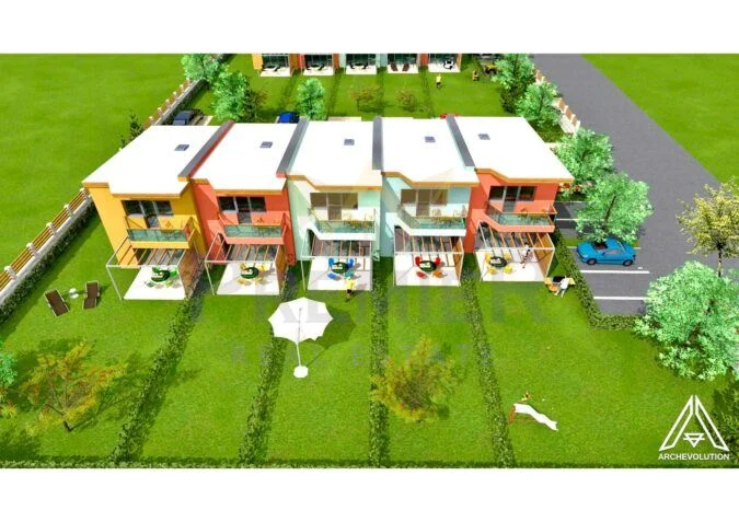 Еднофамилни къщи в затворен комплекс в с.Бенковски -  - снимка 1 - Имоти Премиер