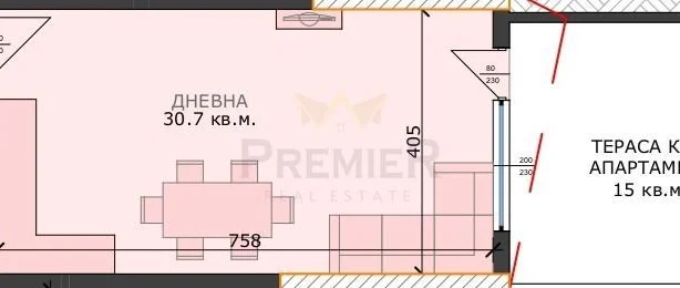 Обява за имот 1011042, Площ: 69 м<sup>2</sup>, Цена: 71000 EUR - Едностайни апартаменти Варна