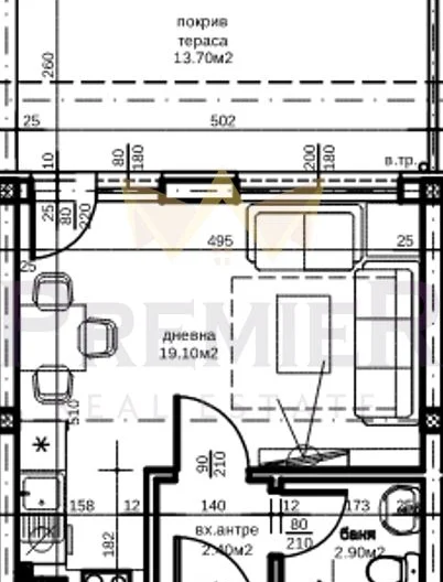 Einzimmerwohnung im Viertel Yuzhen, Plovdiv - - snimka 1 - Imoti Premier