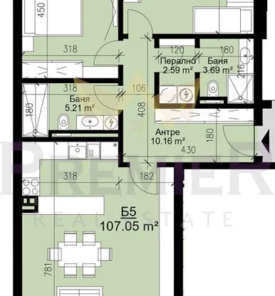 Агенция за недвижими имоти - Имоти Премиер - имот - 905565, Цена: 288500 EUR