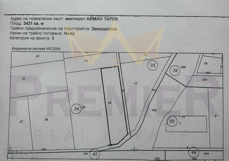 For sale: Plot in the town of Ignatievo -  - snimka 4 - Imoti Premier