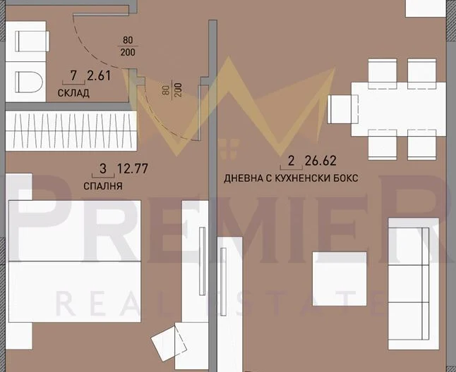 Функционален и просторен двустаен апартамент в кв.Малинова долина -  - снимка 14 - Имоти Премиер