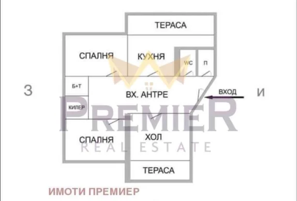 Голям Панелен апартамент , до стадион Спартак - - снимка 1 - Имоти Премиер
