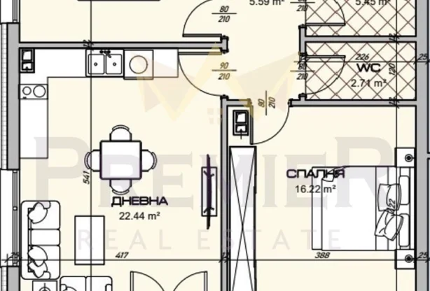 Агенция за недвижими имоти - Имоти Премиер - имот - 993880, Цена: 125000 EUR