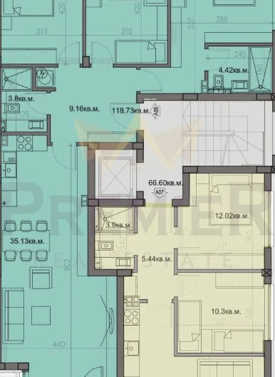Имоти Премиер представя 4-СТАЕН АПАРТАМЕНТ в бутикова модерна сграда в квартал Бриз -  - снимка 8 - Имоти Премиер