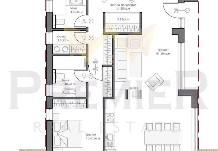 Агенция за недвижими имоти - Имоти Премиер - имот - 1008514, Цена: 320000 EUR