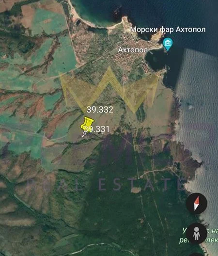 Két telek Ahtopol városában, Carevo községben, összterület: 8721 m² -  - snimka 5 - Imoti Premier