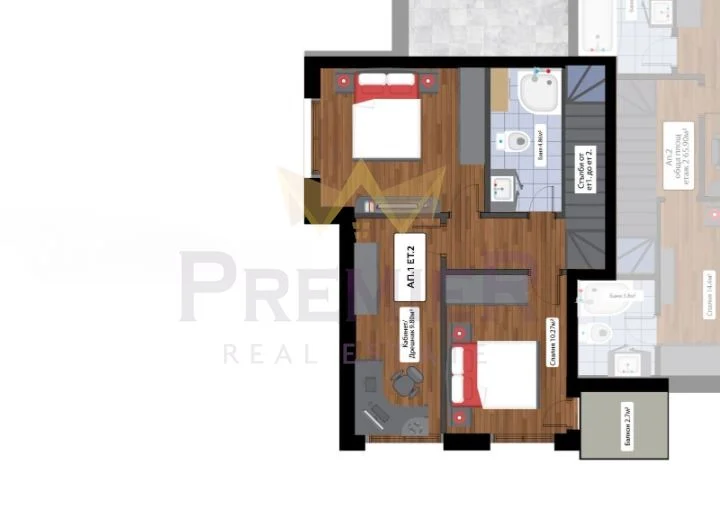 Луксозен Мезонет в Банкя - - снимка 3 - Имоти Премиер