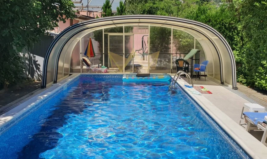 Луксозна къща с басейн и морска гледка - - снимка 58 - Имоти Премиер