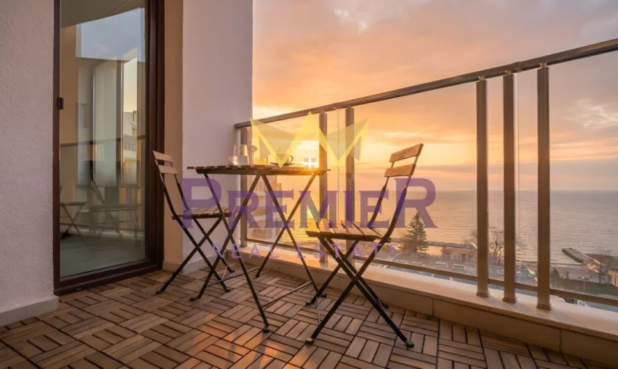 🌊 LUXURY TWO-ROOM APARTMENT WITH FRONTAL SEA VIEW AND PARKING SPACE | CHAIKA RESORT -  - snimka 6 - Imoti Premier