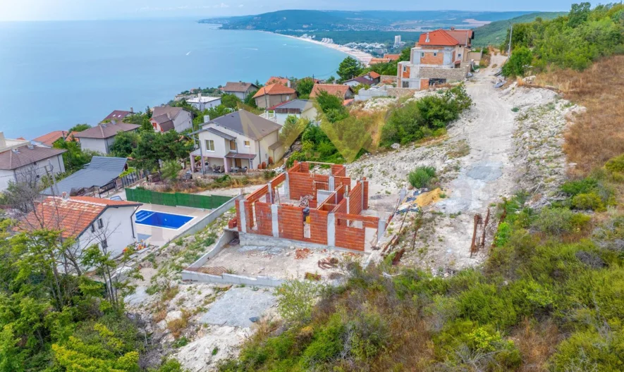 Luxus, új építésű kétszintes ház tengeri panorámával, Balcsik városában - - snimka 15 - Imoti Premier