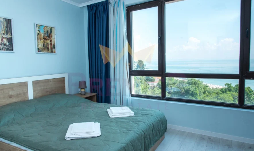 МЕЗОНЕТ С МОРСКА ПАНОРАМА ОТ ВСИЧКИ СТАИ 3 СПАЛНИ И 2 ПАРКОМЕСТА - - снимка 14 - Имоти Премиер