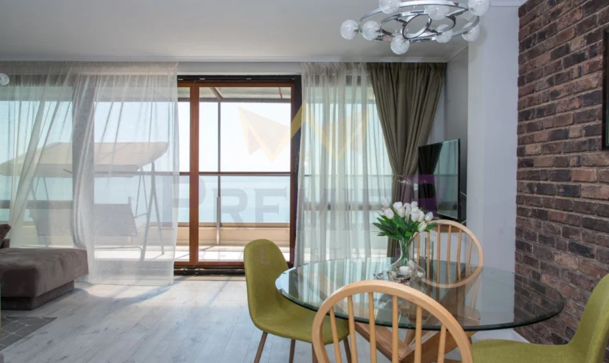 МЕЗОНЕТ С МОРСКА ПАНОРАМА ОТ ВСИЧКИ СТАИ 3 СПАЛНИ И 2 ПАРКОМЕСТА - - снимка 5 - Имоти Премиер