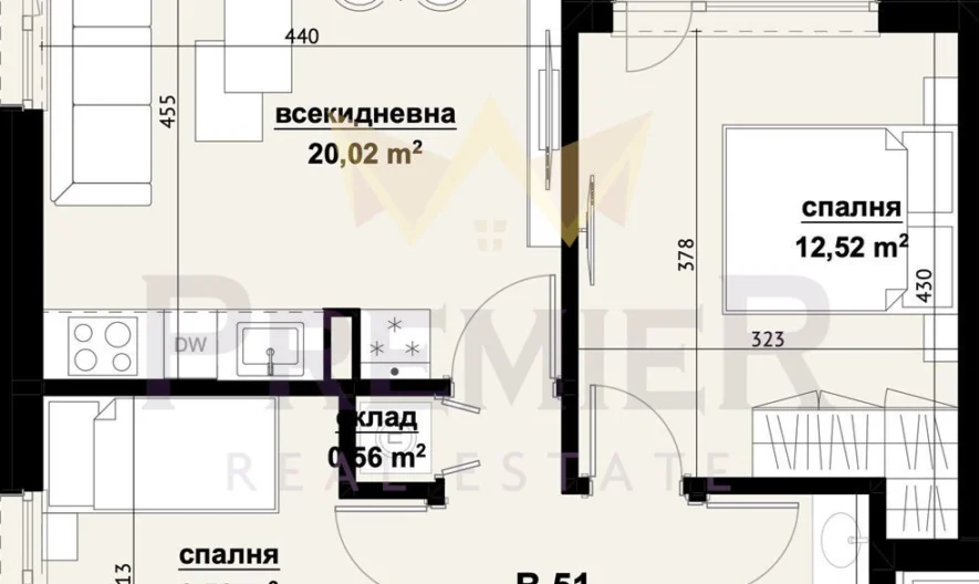 Агенция за недвижими имоти - Имоти Премиер - имот - 1101008, Цена: 248640 EUR