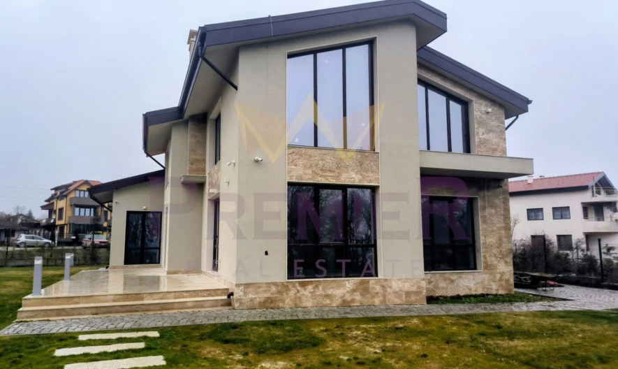 🏡 МОДЕРНА ЕДНОФАМИЛНА КЪЩА С АКТ 16 И НЕСКРИВАЕМА МОРСКА ПАНОРАМА - - снимка 7 - Имоти Премиер