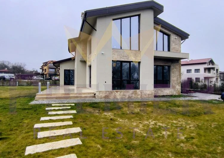 🏡 МОДЕРНА ЕДНОФАМИЛНА КЪЩА С АКТ 16 И НЕСКРИВАЕМА МОРСКА ПАНОРАМА - - снимка 8 - Имоти Премиер