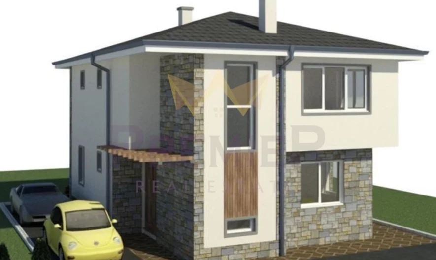 МОНОЛИТНА ДВУЕТАЖНА КЪЩА С ДВОР,  м-т Ракитника -  - снимка 4 - Имоти Премиер