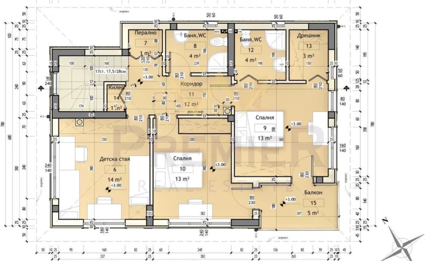 МОНОЛИТНА ДВУЕТАЖНА КЪЩА С ДВОР,  м-т Ракитника -  - снимка 9 - Имоти Премиер