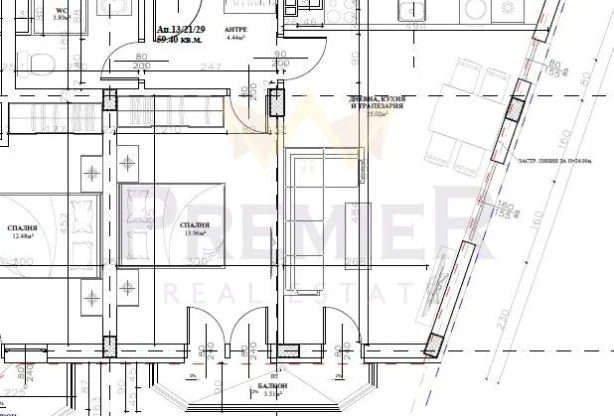 Immobilienagentur - Imoti Premier - imot - 1177734, Preis: 87025 EUR