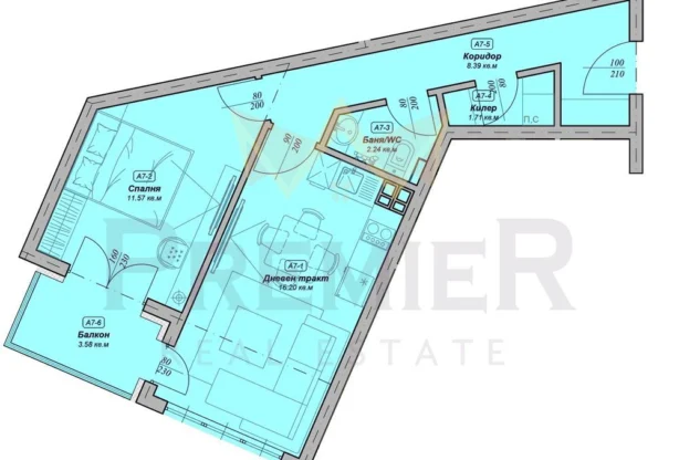 Real Estate Agency - Imoti Premier - imot - 1193868, Price: 108200 EUR