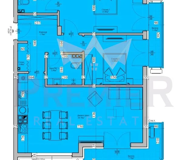 🏡 NEW BUILDING | THREE-ROOM, ACT 16 PENDING | PANORAMA | UNDERGROUND PARKING SPACE 🌊 -  - snimka 15 - Imoti Premier