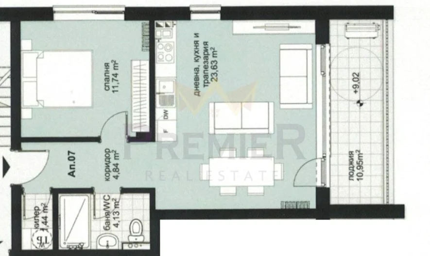 NEW TWO-ROOM APARTMENT, Vinitsa district, Varna - - snimka 2 - Imoti Premier