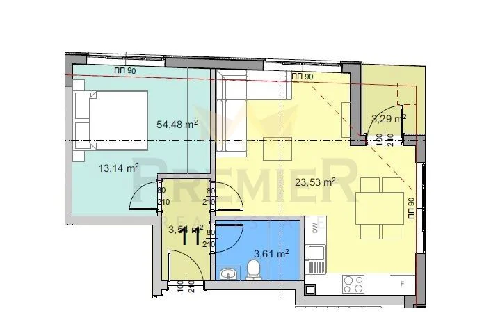НОВ ДВУСТАЕН АПАРТАМЕНТ -  - снимка 3 - Имоти Премиер