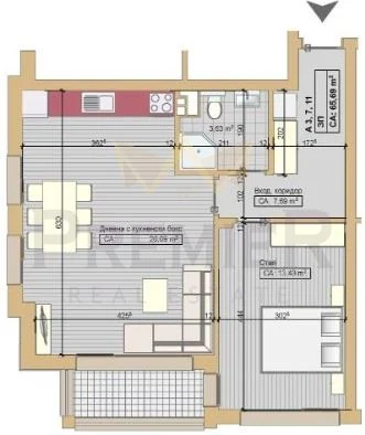 Нов двустаен апартамент в кв. Бояна -  - снимка 4 - Имоти Премиер