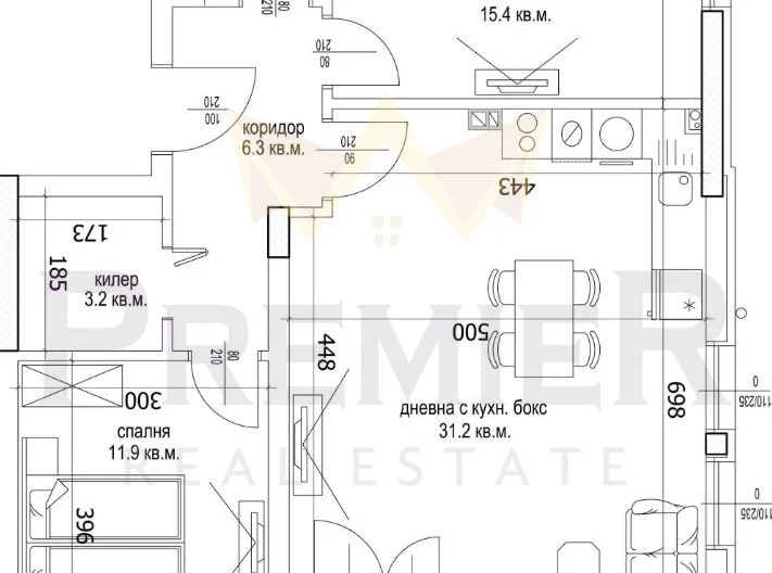 Нов тристаен Цветен квартал -  - снимка 3 - Имоти Премиер