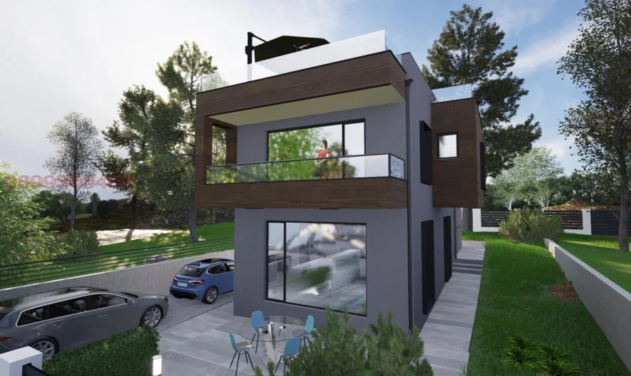 Нова къща с морска панорама в с. Лъка, общ. Поморие. -  - снимка 1 - Имоти Премиер