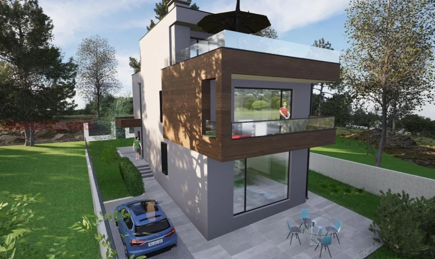 Нова къща с морска панорама в с. Лъка, общ. Поморие. -  - снимка 3 - Имоти Премиер