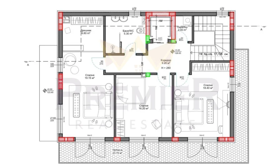 НОВА ЛУКСОЗНА ЕДНОФАМИЛНА КЪЩА С БАСЕЙН - - снимка 7 - Имоти Премиер